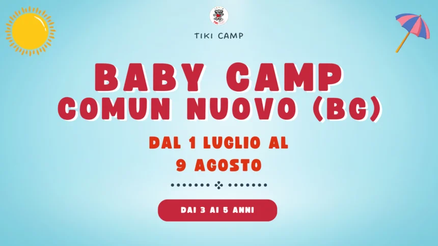 Camp estivi Bergamo 2024: Baby Camp